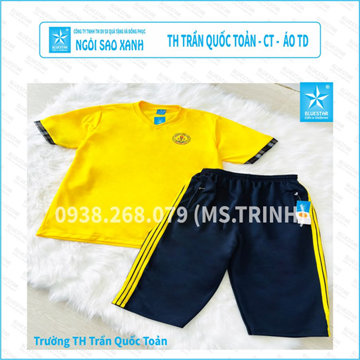 ÁO THỂ DỤC - TIỂU HỌC TRẦN QUỐC TOẢN